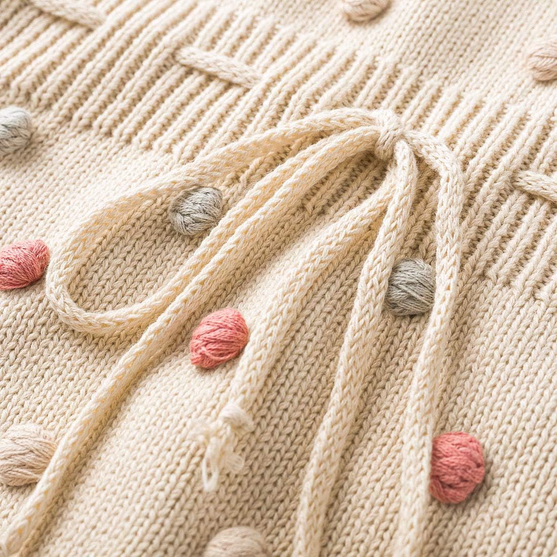 Adorable Knitting Romper for Baby Girls