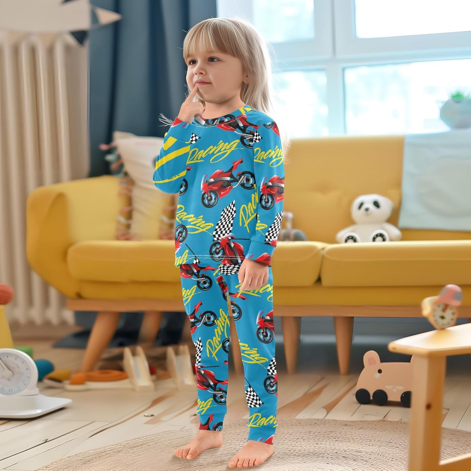 WIFIU Long Sleeve Pajama Set