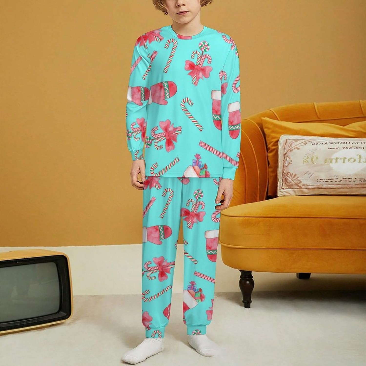Sweet Lollipop Boys Girls Thermal Underwear Set