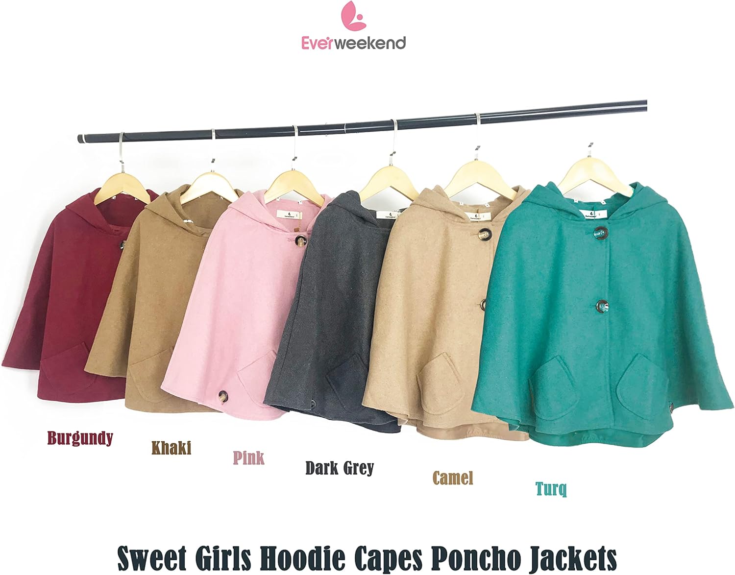 Lovely Car Seat Poncho for Girls