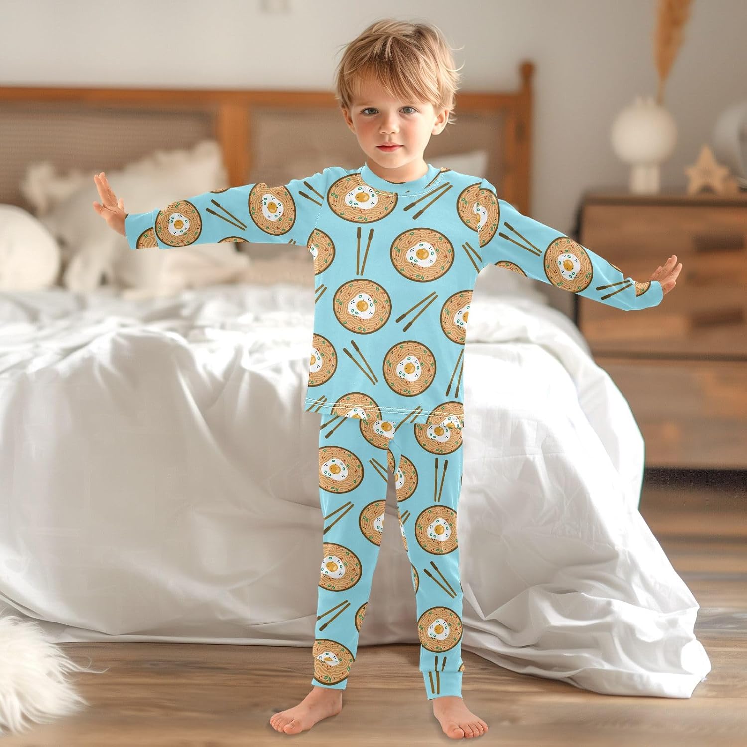 WIFIU Pajama Sets Lightweight Comfortable for Ages 18M-8Y