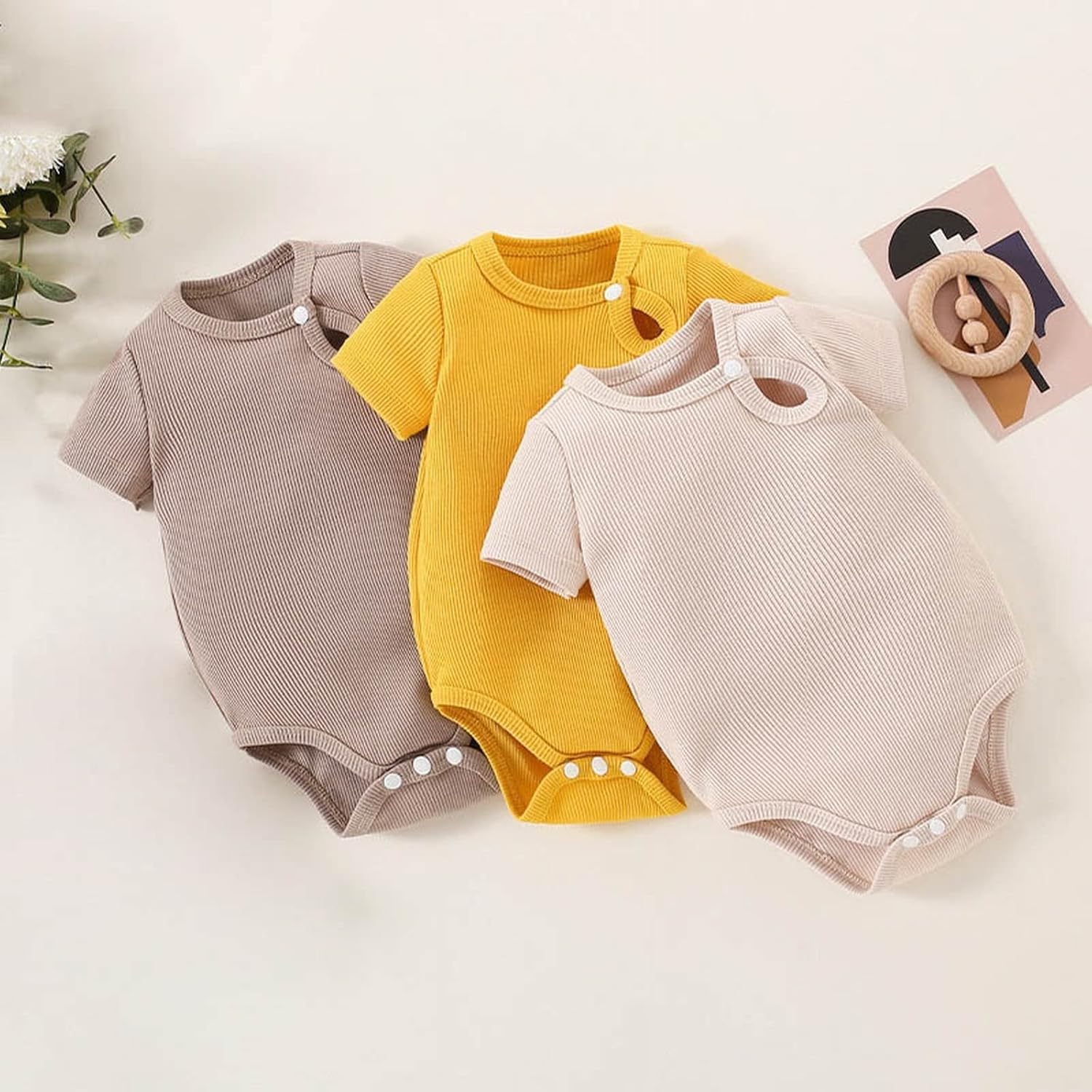 AMIMOJY Baby Girl Summer romper