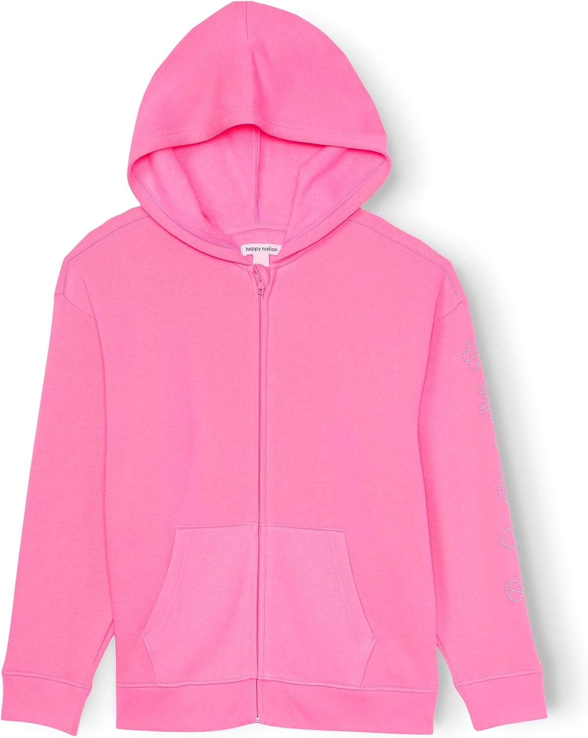 Happy Nation Girls Full Zip Fleece Hoodie
