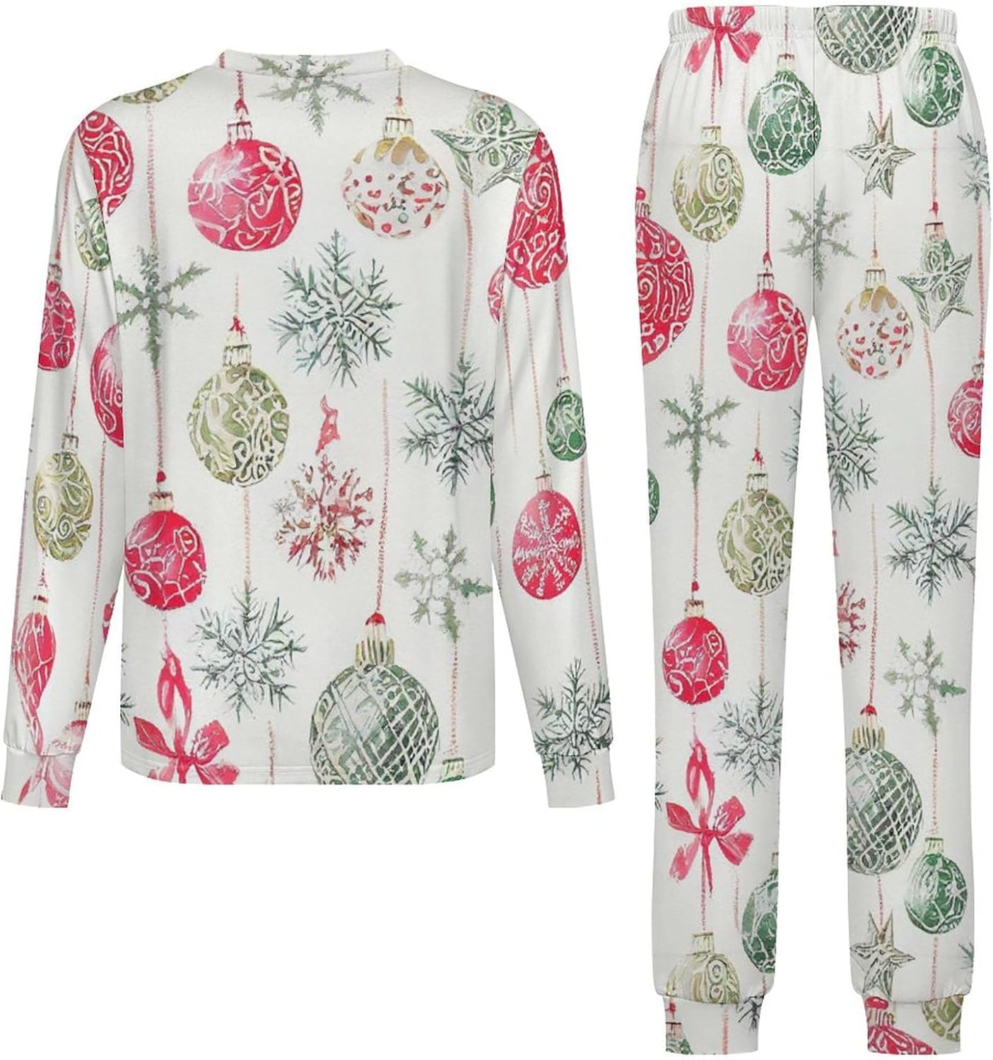 MEIKKO Christmas Kids Thermal Gnome Underwear Set