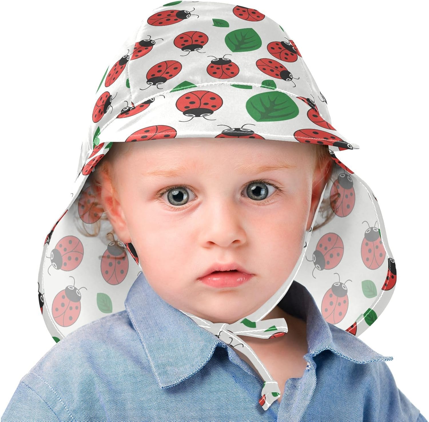 Lemon Yellow UPF 50 Toddler Sunhat - Adjustable Beach Cover for Kids