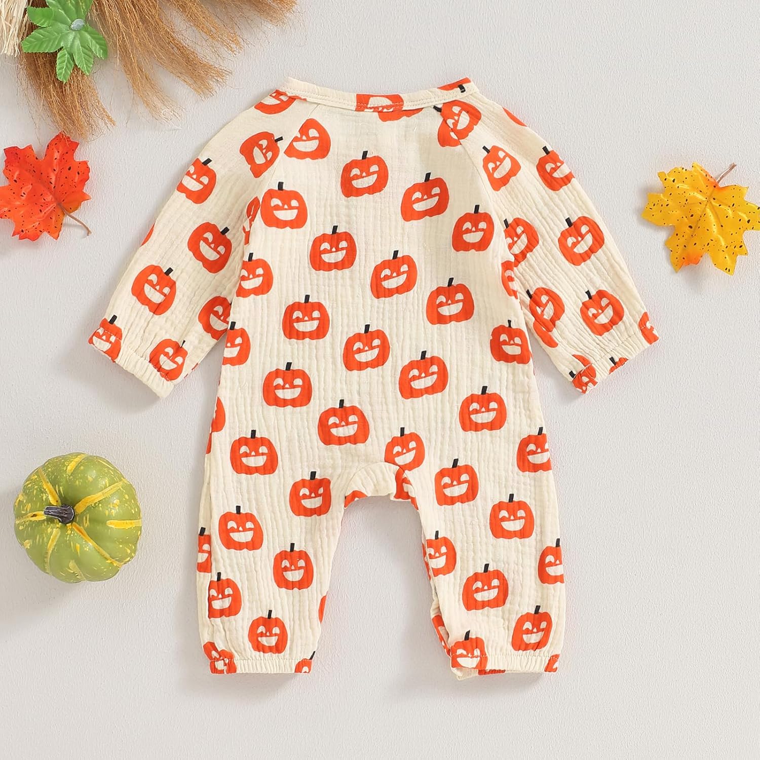 Halloween Trick or Treat - Cozy Cute Perfect Pumpkins ROMPER for Babies
