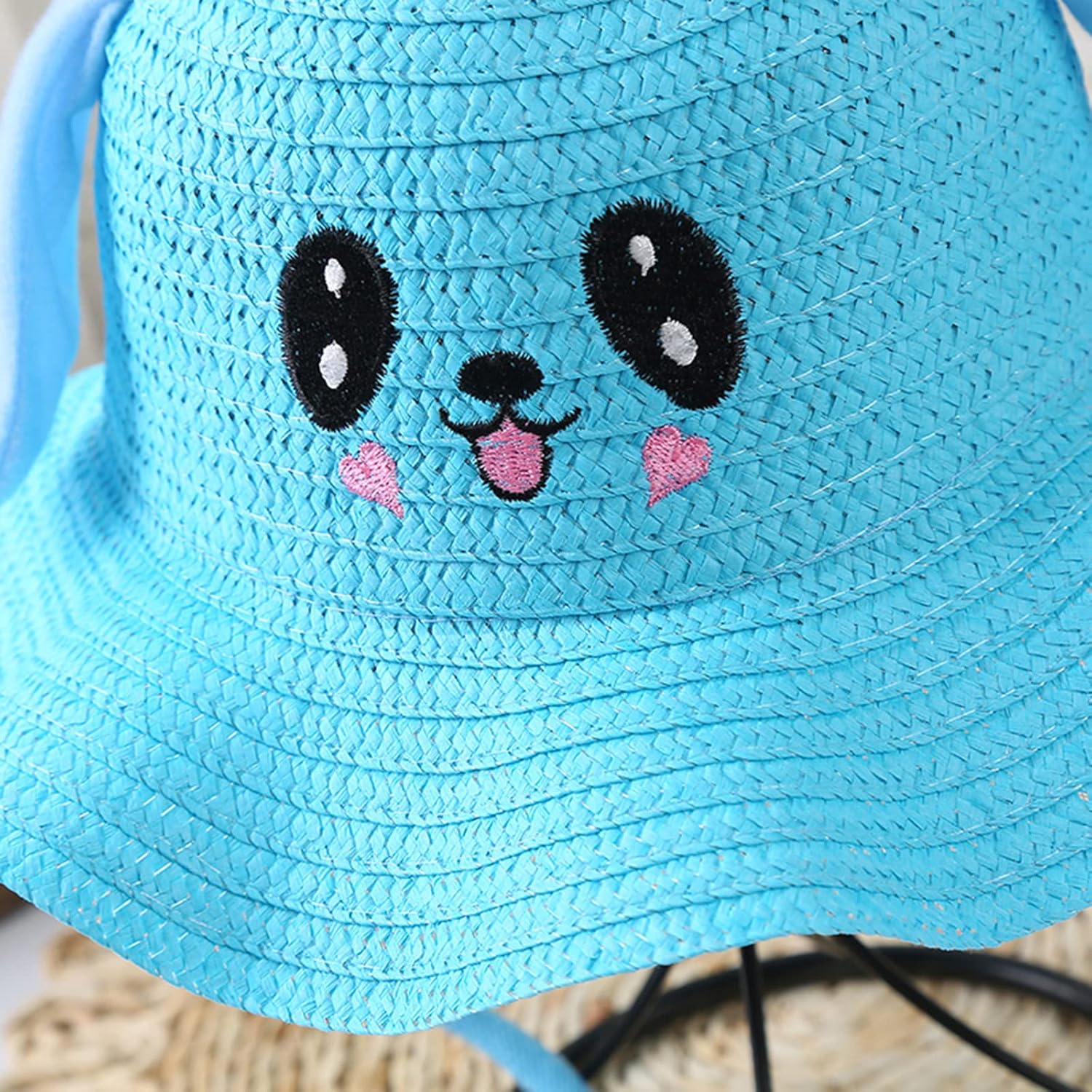 Adjustable Straw Hat Protective for Kids UPF 50