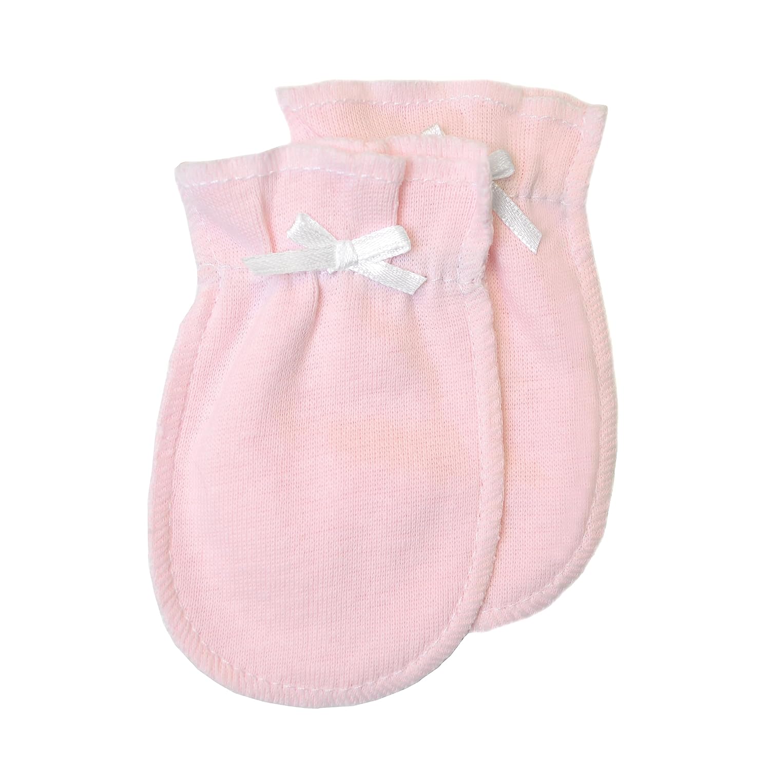 Hang on to Little Ones Scratch-Free Cotton Mittens for girls