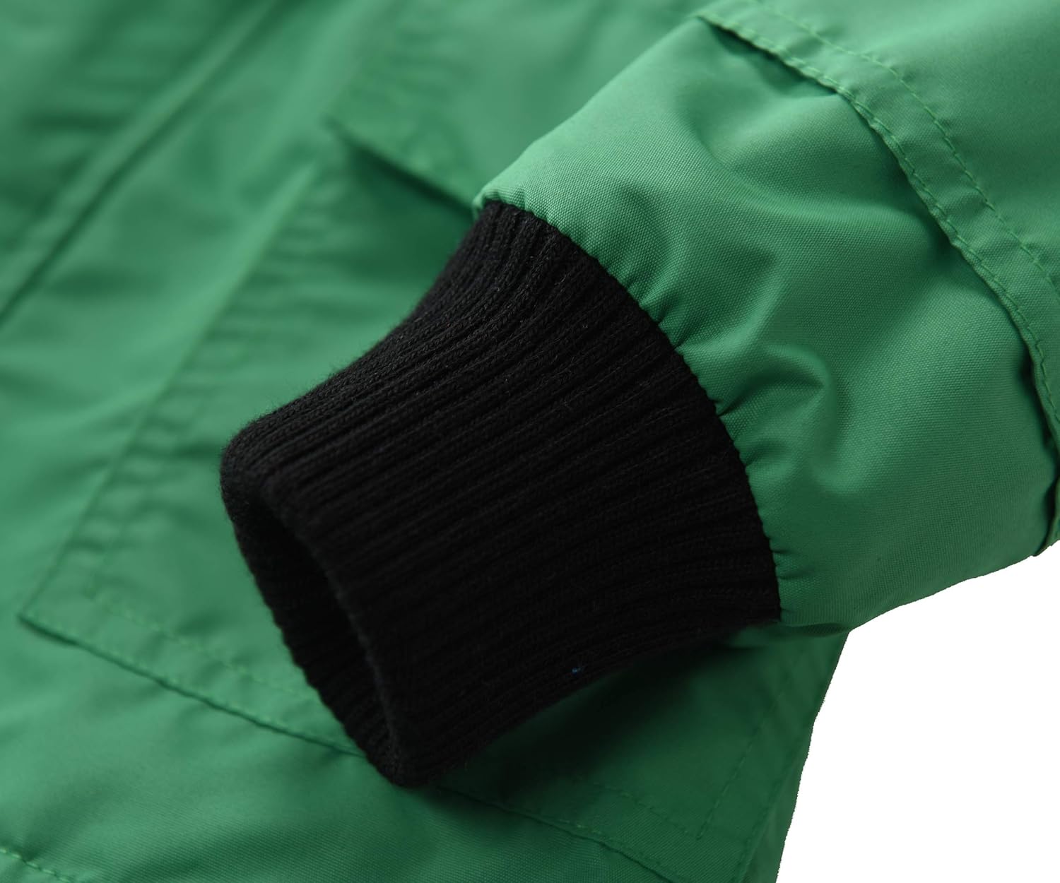 Hiheart Kids Waterproof Hooded Rain Jacket with Cotton Lining
