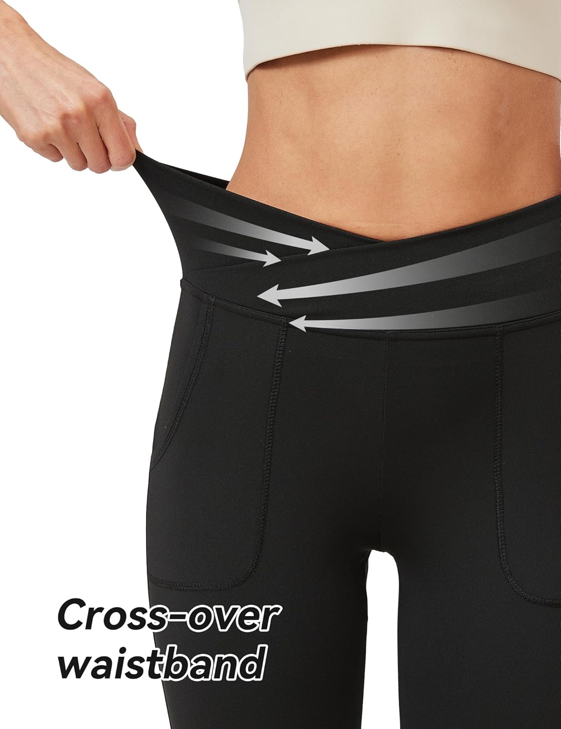 Jinhiteam Womens Tummy Control Workout Leggings