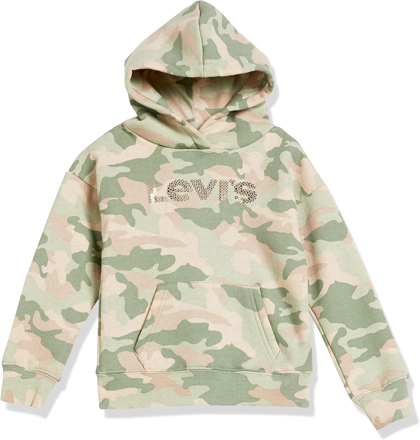 Levis Girls High Rise Camo Hoodie