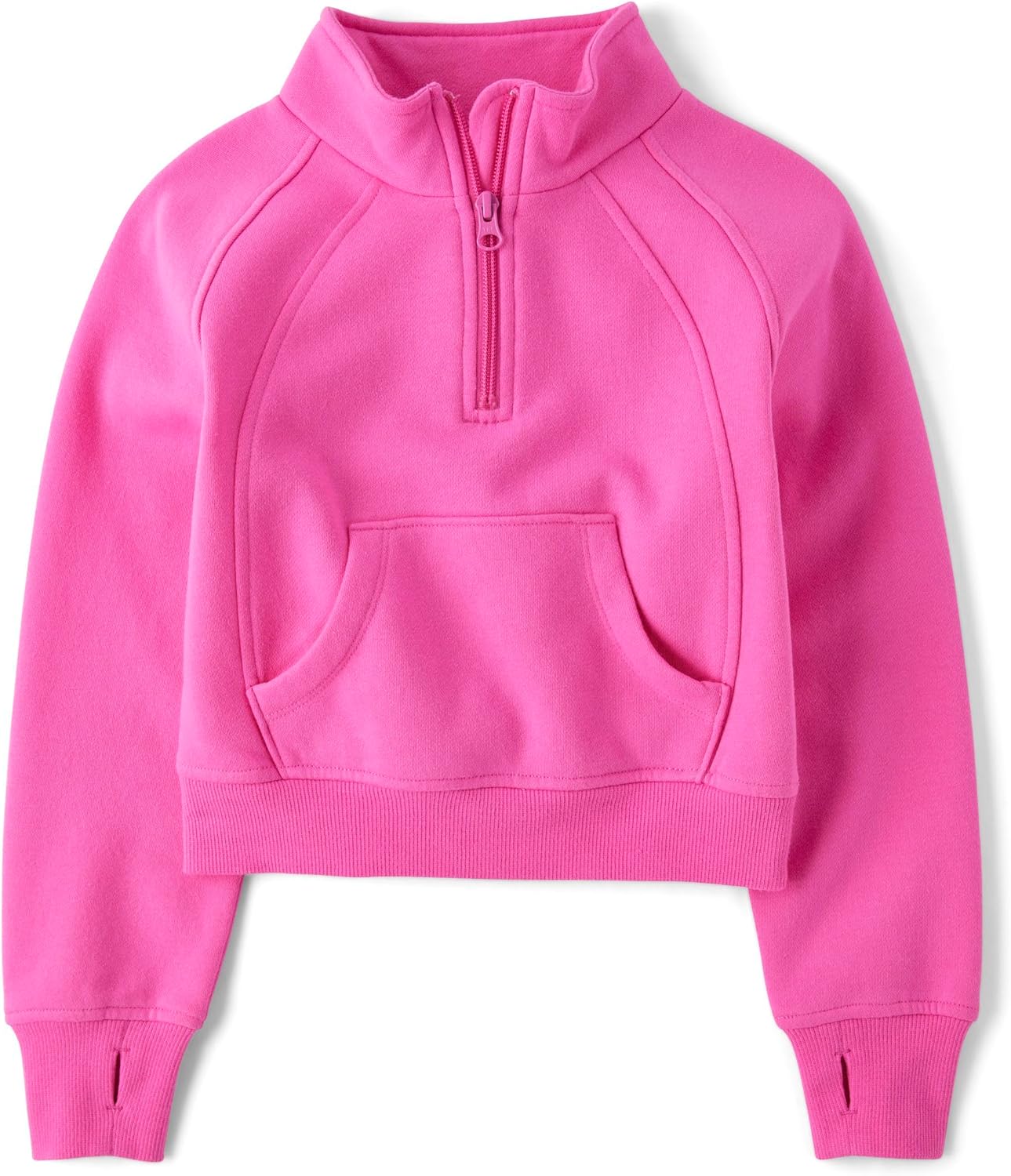Snuggle Up with Comfort The Childrens Place Girls Fleece Quarter Zip