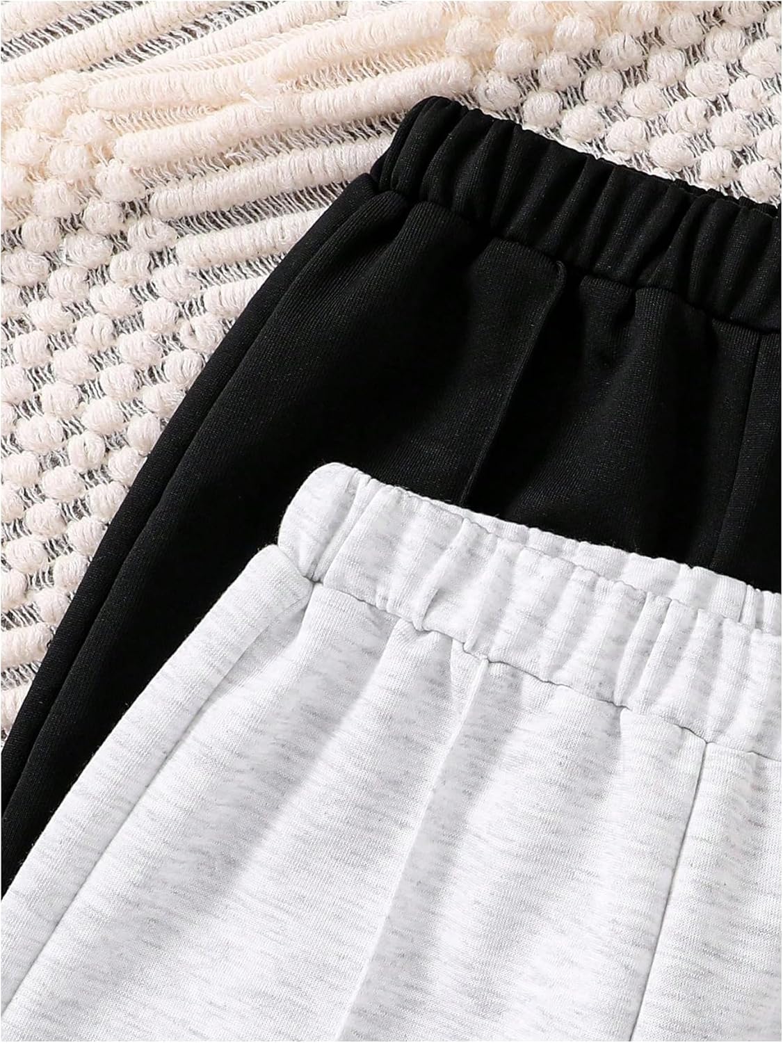 2-Piece elastic waistband track pants