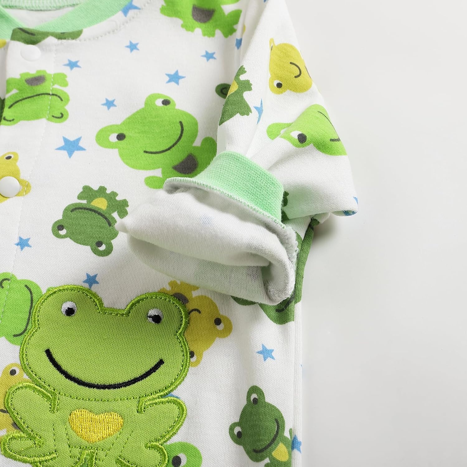 Baby Boys Girls Long Sleeve Romper Pure Cotton Footed New Born Clothes