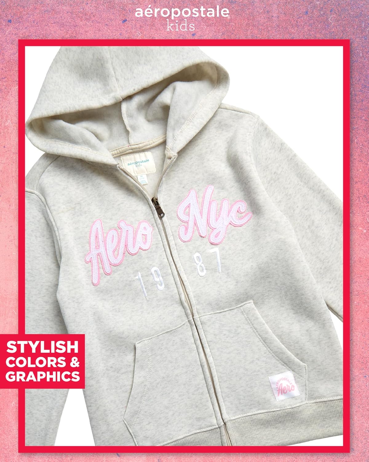 Cozy Trendy - 2-Piece Fleece Set for Girls - Aeropostale Inspired