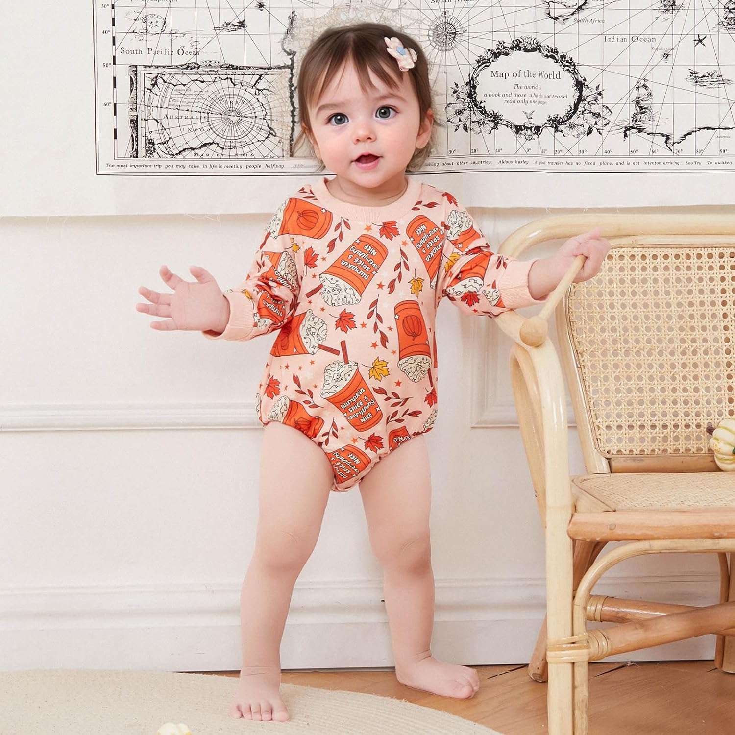 Easter Toddler romper Fuzzy BunnyEmbroidery Romper Sweatshirt