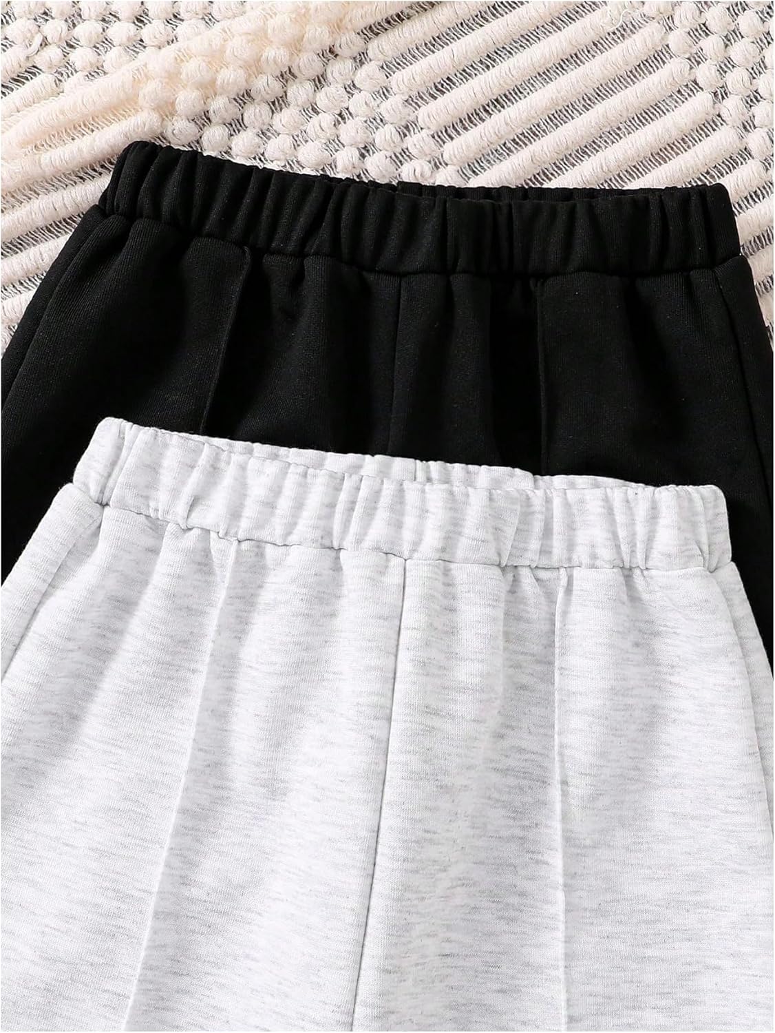 2-Piece elastic waistband track pants