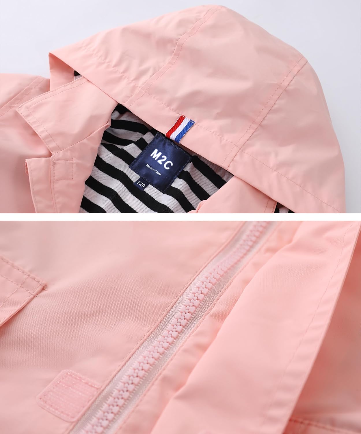 M2C Boys Girls Rain Jacket Waterproof Warm