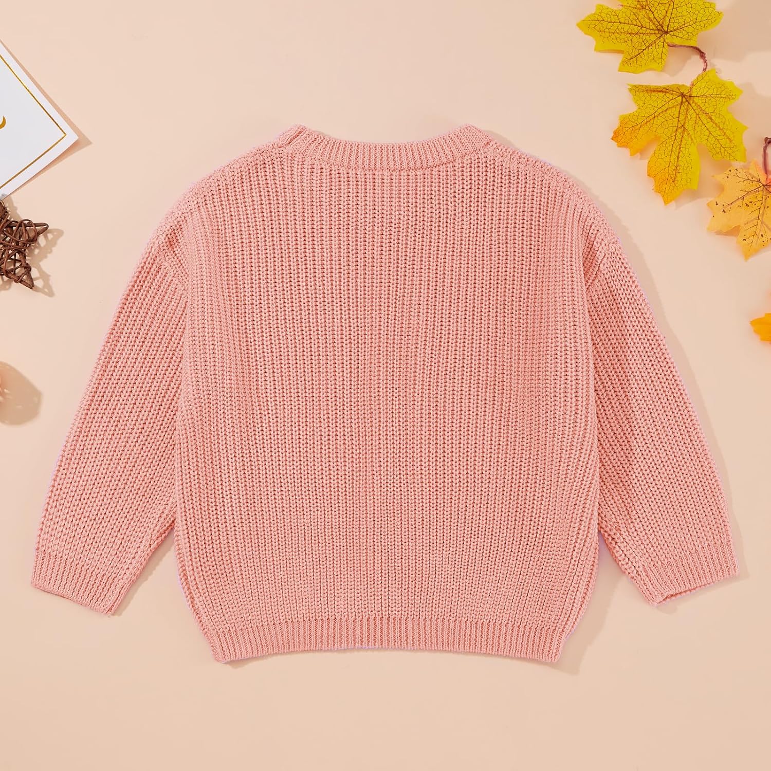 EHOO Baby Boy Knit Sweater for Toddler Girls Fall Winter Cozy Dress