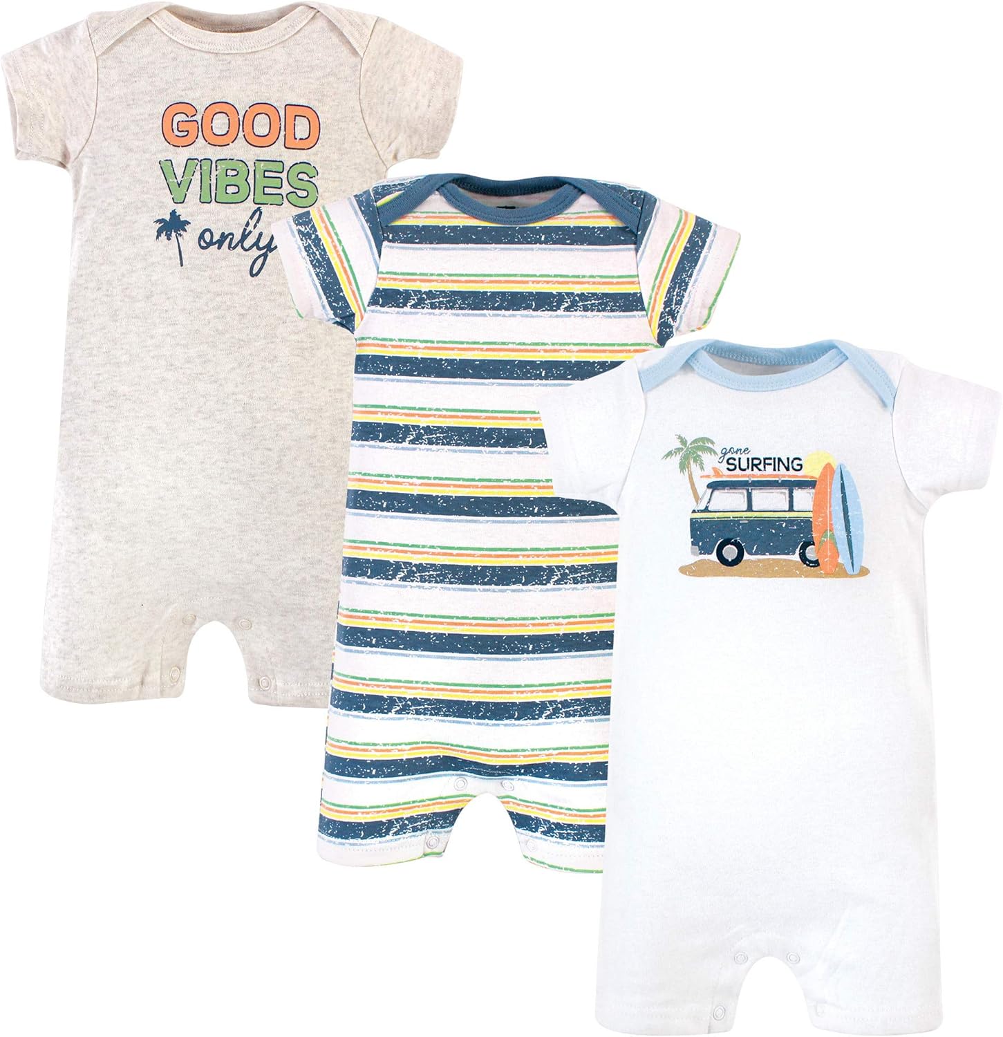 Hudson Baby Unisex Cotton Rompers Knit UnivCHirompers