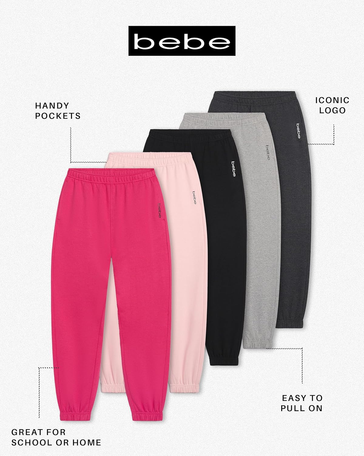 The Perfect Bebe Girls Sweatpants with Pockets