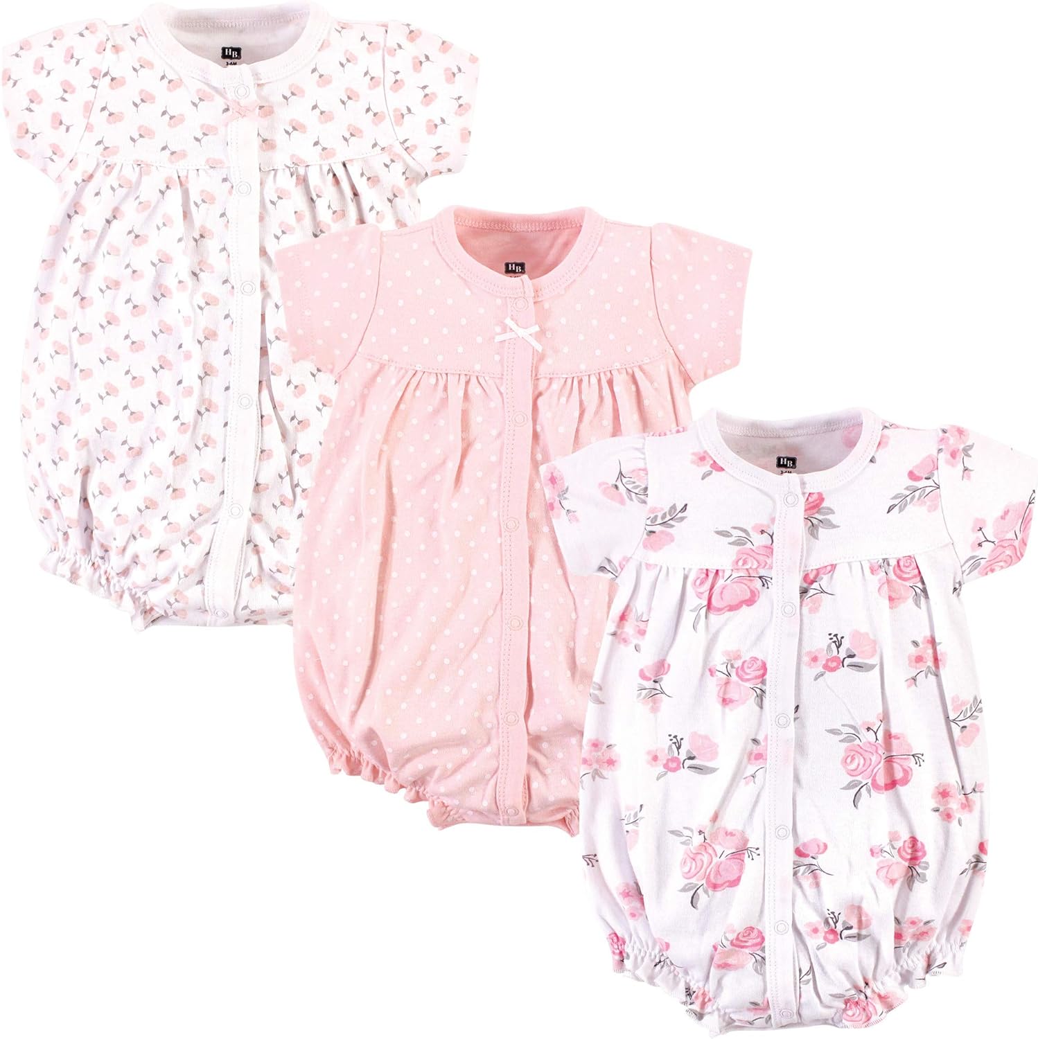 Adorable Hudson Baby Unisex Cotton Romper