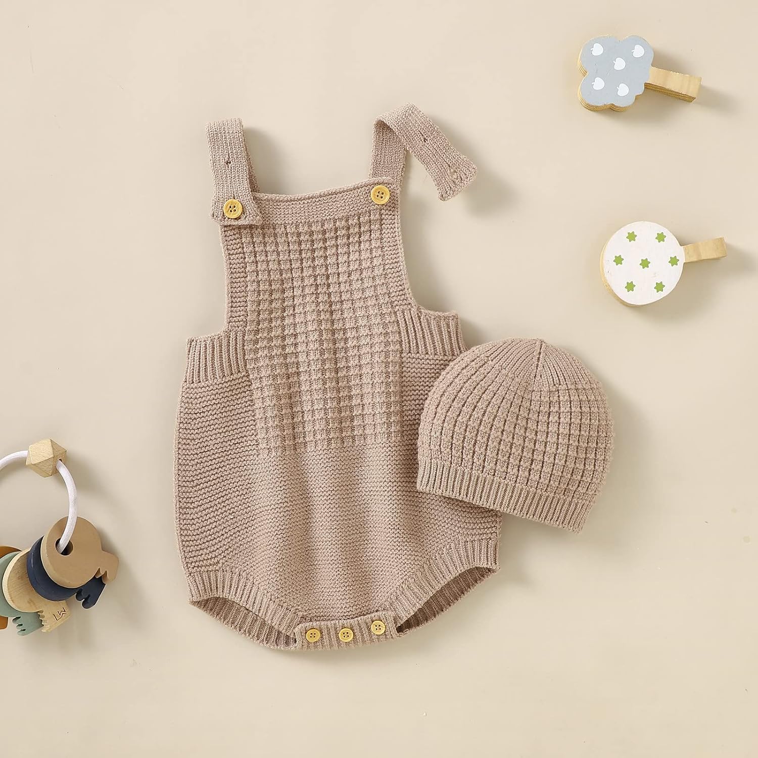 Adjustable Shoulder Romper for Babies - Soft Lightweight