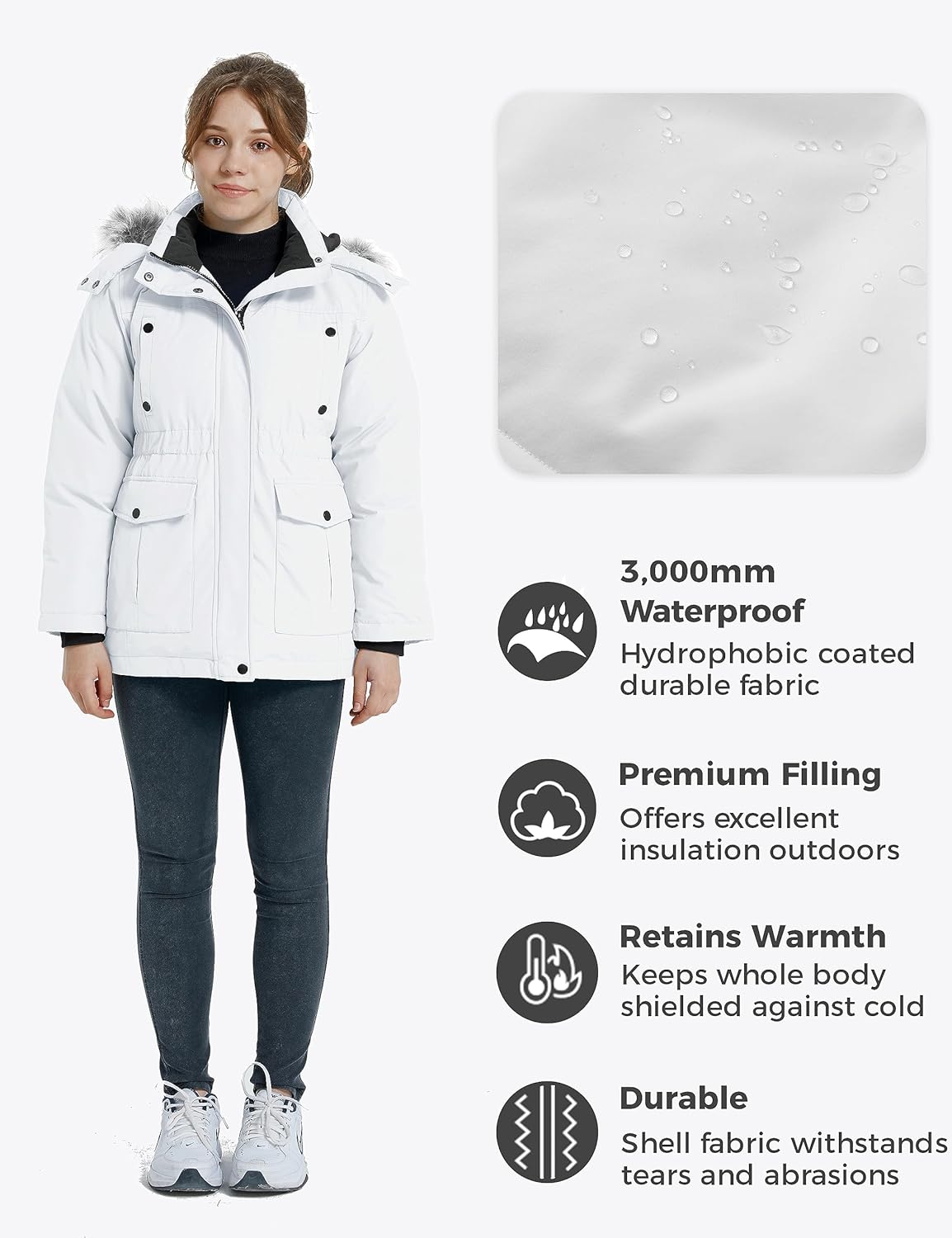 Stay Warm with WantDo Girls Puffer Winter Coat