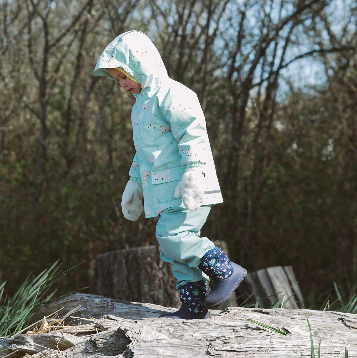 Waterproof Fleece Lined Live Snow Rain Pants for Kids