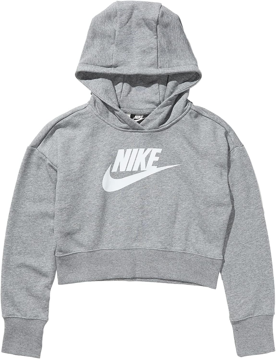 Nike Girls Sportswear Club Fleece Crop Hoodie