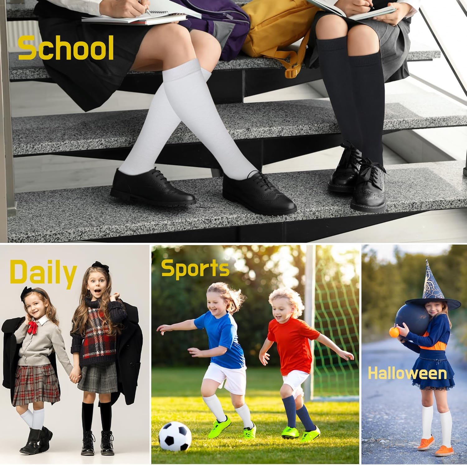Premium Comfortable Knee-High Socks for Kids