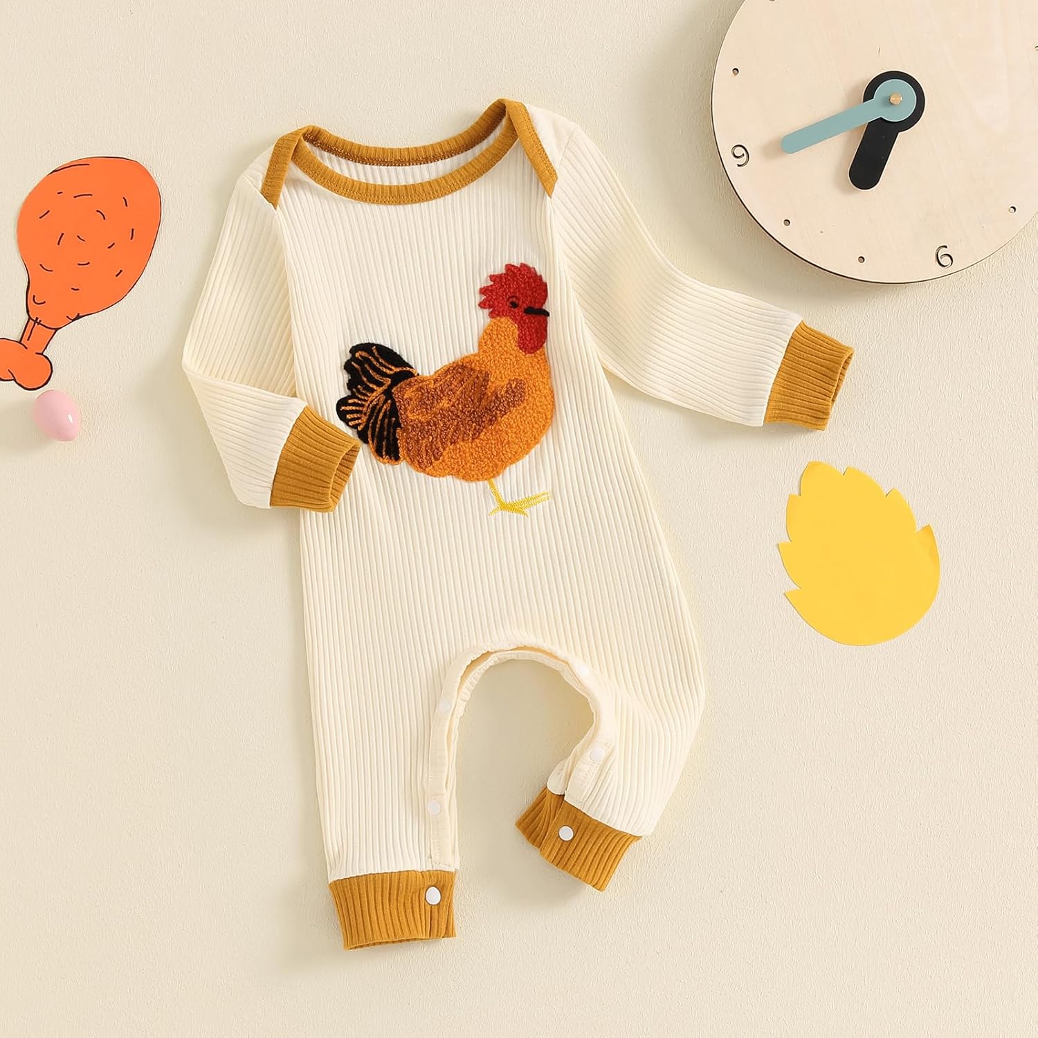 Tsnbre Newborn Romper Combo Soft CottonCro