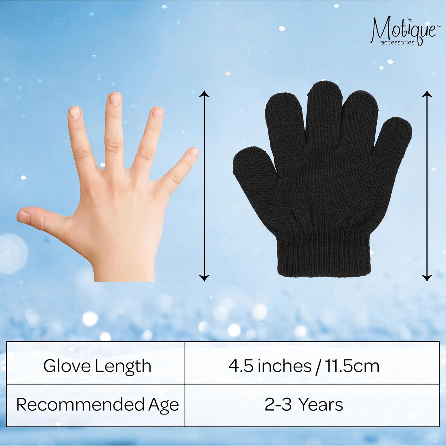 Magic Knit toddlers winter gloves