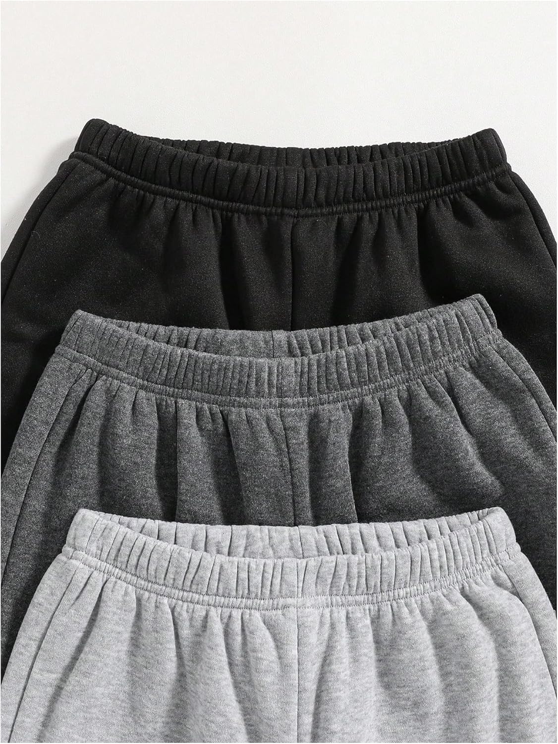 Floerns 3-Piece Elastic Jogger Pants