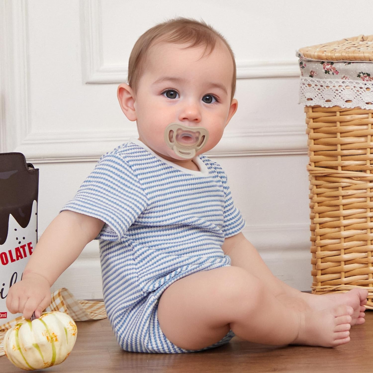 Cute Striped Romper for Boys Girls Perfect for Daily Summer