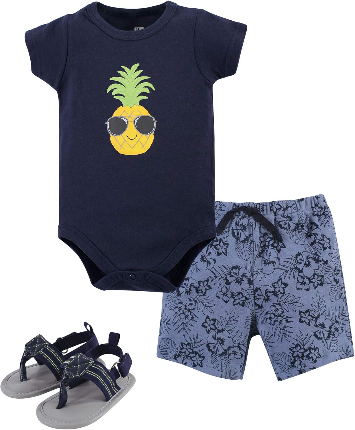 Bodysuit Shorts Shoes Hudson Baby Unisex Baby Set