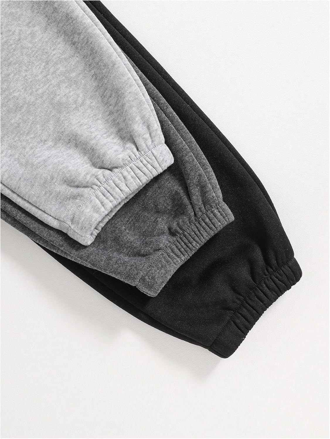 Floerns 3-Piece Elastic Jogger Pants