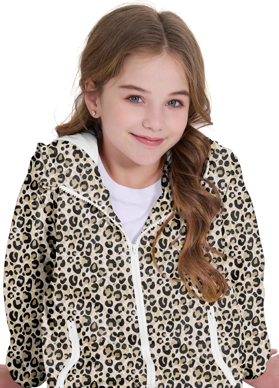 Zando Girls Rain jacket waterproof