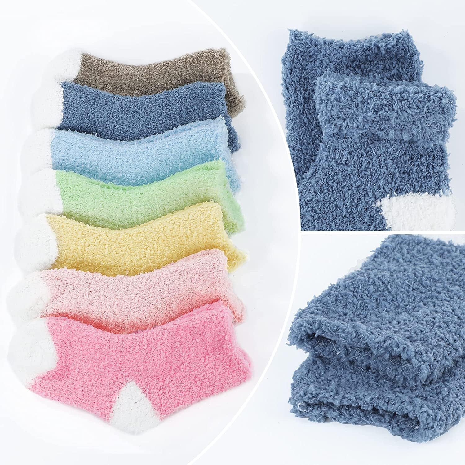 American Trends Kids Fuzzy Socks Toddler Girls