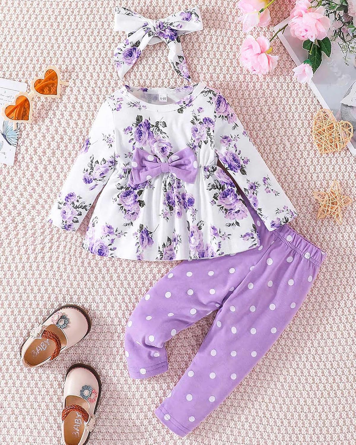 Heamoe Toddler Cute Girl Outfit Set