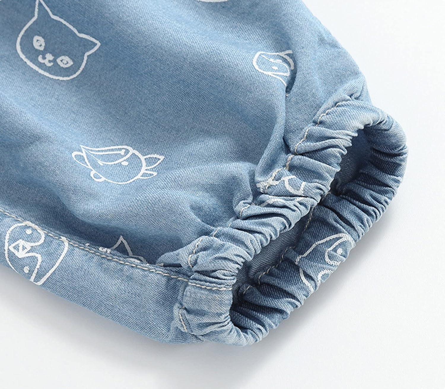 ZZHIZAIHU Cute Cartoon Animal Print Elastic Waist Pants Kids