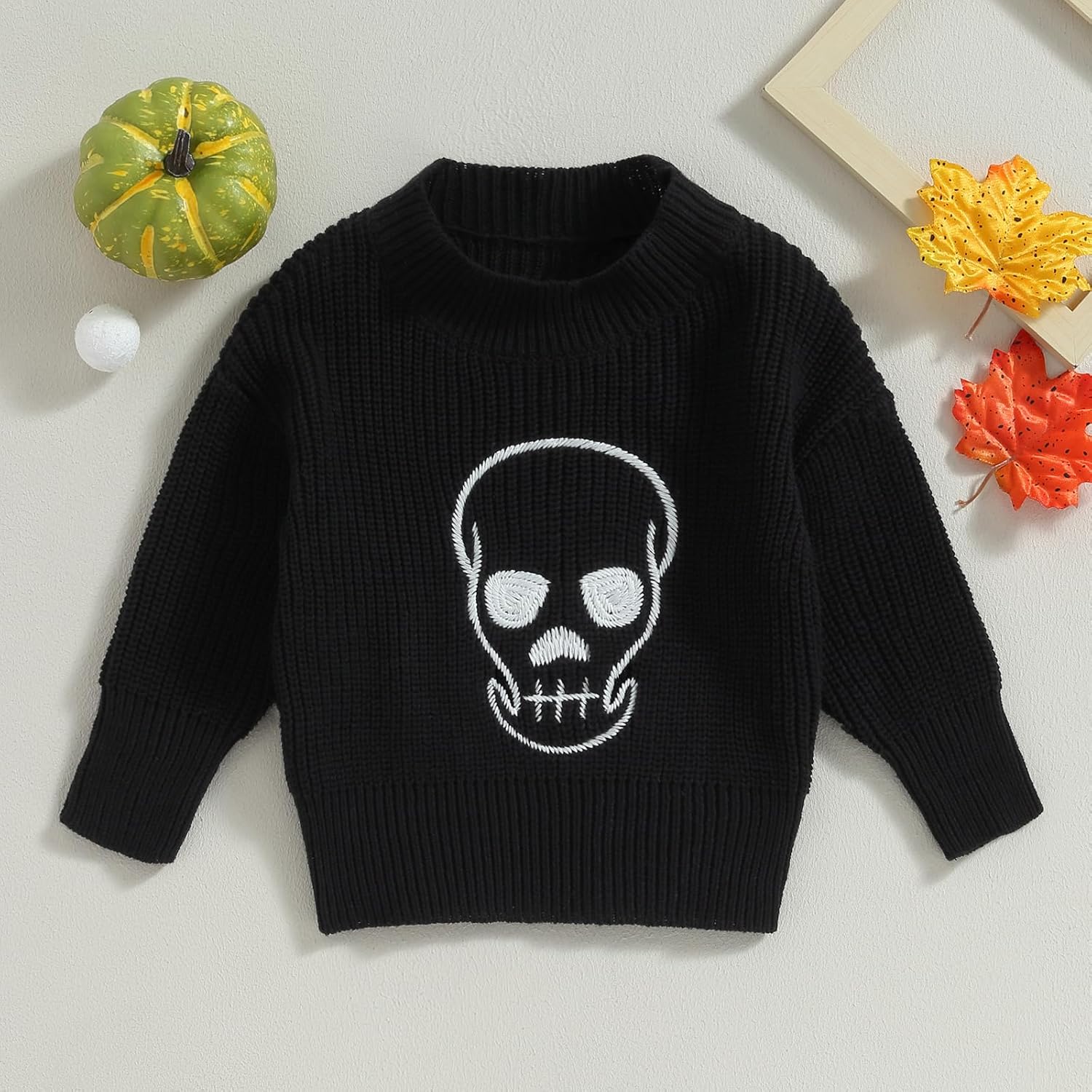Halloween Trick or Treat Baby Sweater