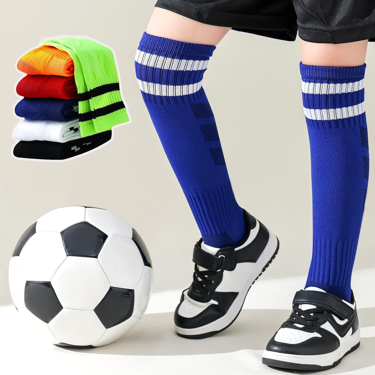 Cozywill Fun Kids Soccer Socks Boys