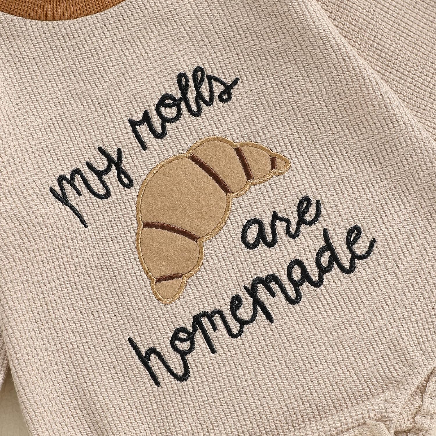 Handmade Romper First Thanksgiving Outfits for Baby Girls US