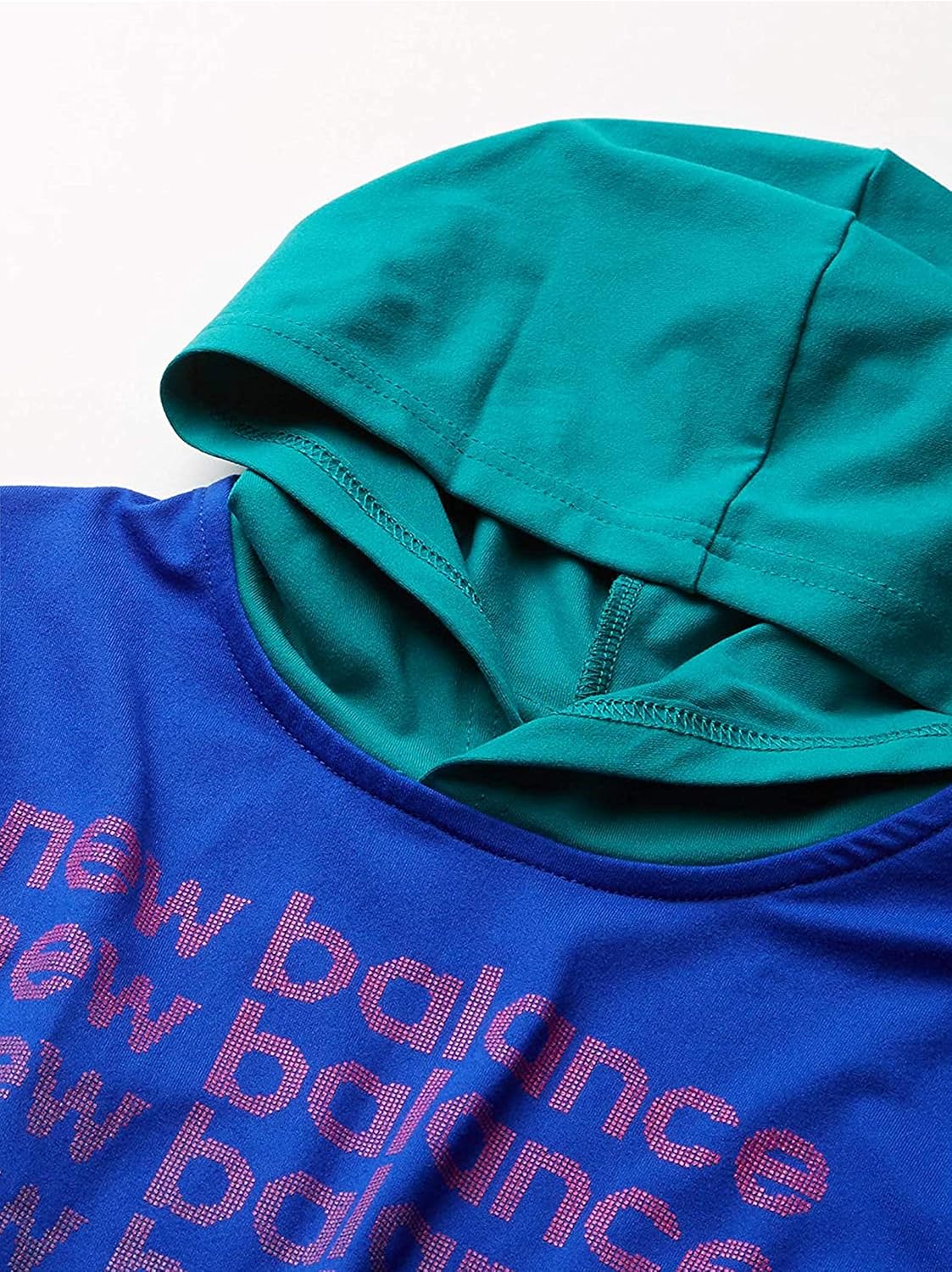 New Balance Girls Hooded Pullover Long Sleeve