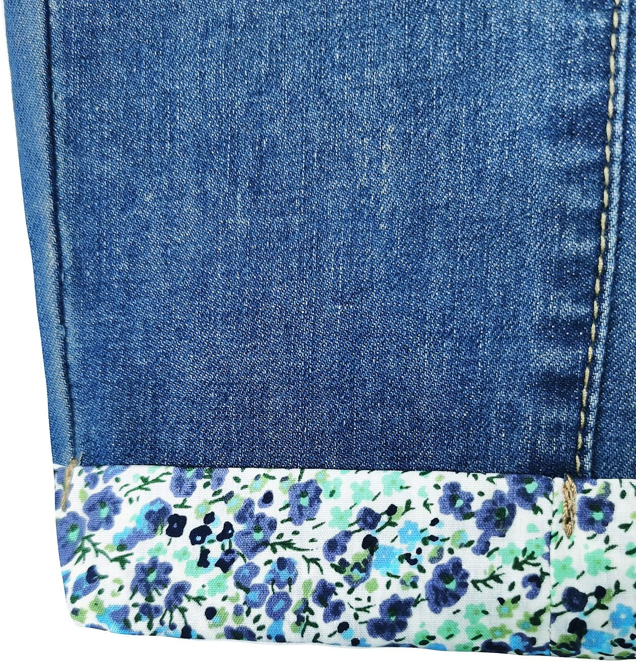 KIDSCOOL SPACE Girls Rabbit Embroidered Slim Jeans