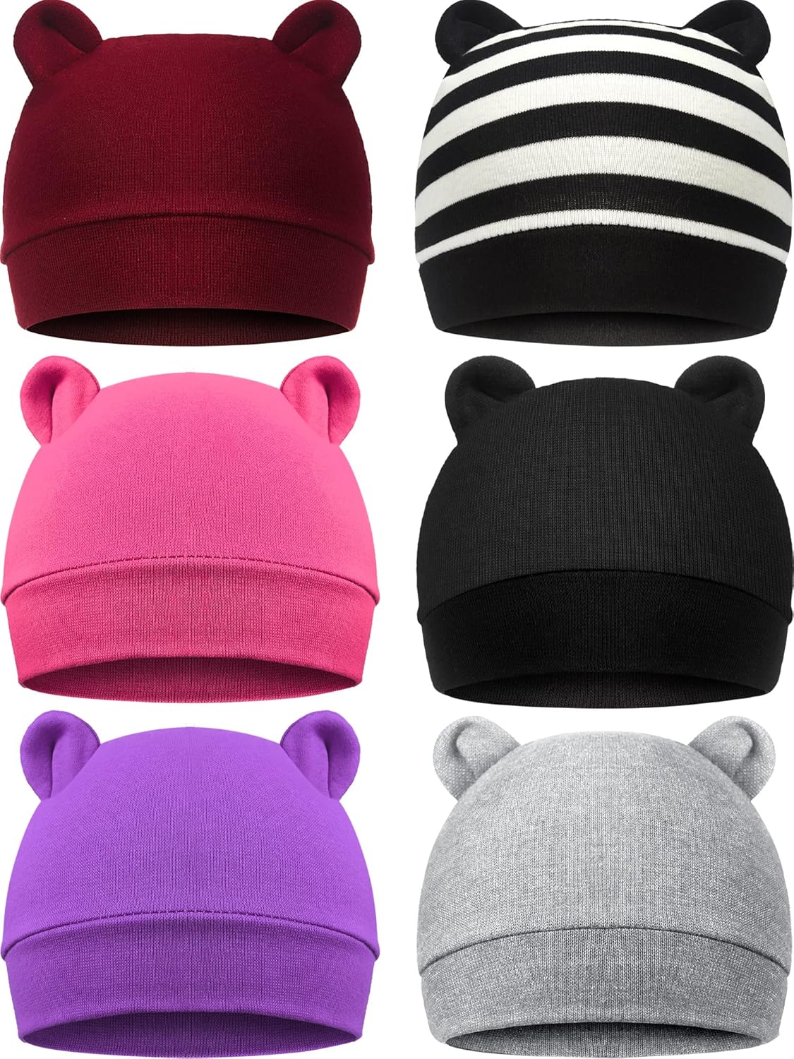Geyoga 6-Piece Beanie Set